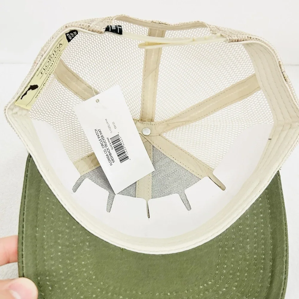 The State Company‎ Florida Circle Patch Trucker Hat Cap Adjustable Olive Green
